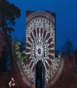 Proiezioni architetturale con Gobo mapping.