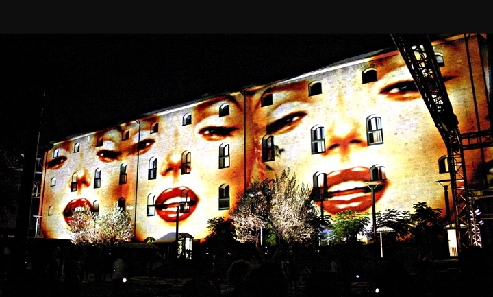 Proiezioni architetturale con Gobo mapping.